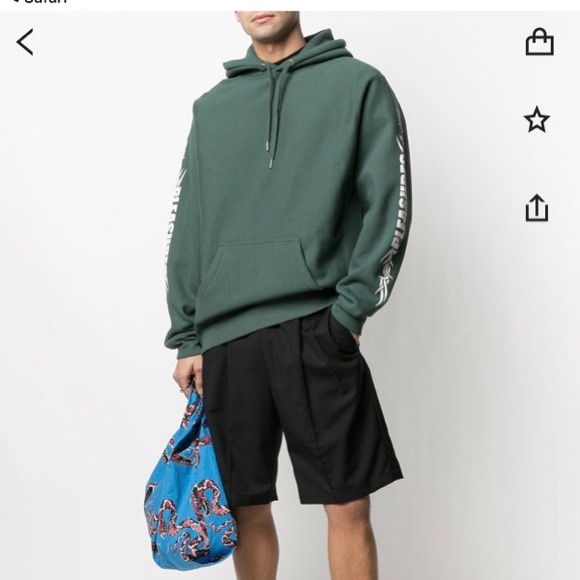 FORST GREEN PLEASURES HOODIE - Picture 2 of 4